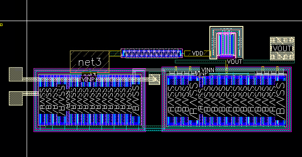 Differential Amplifier (TSMC 65nm)