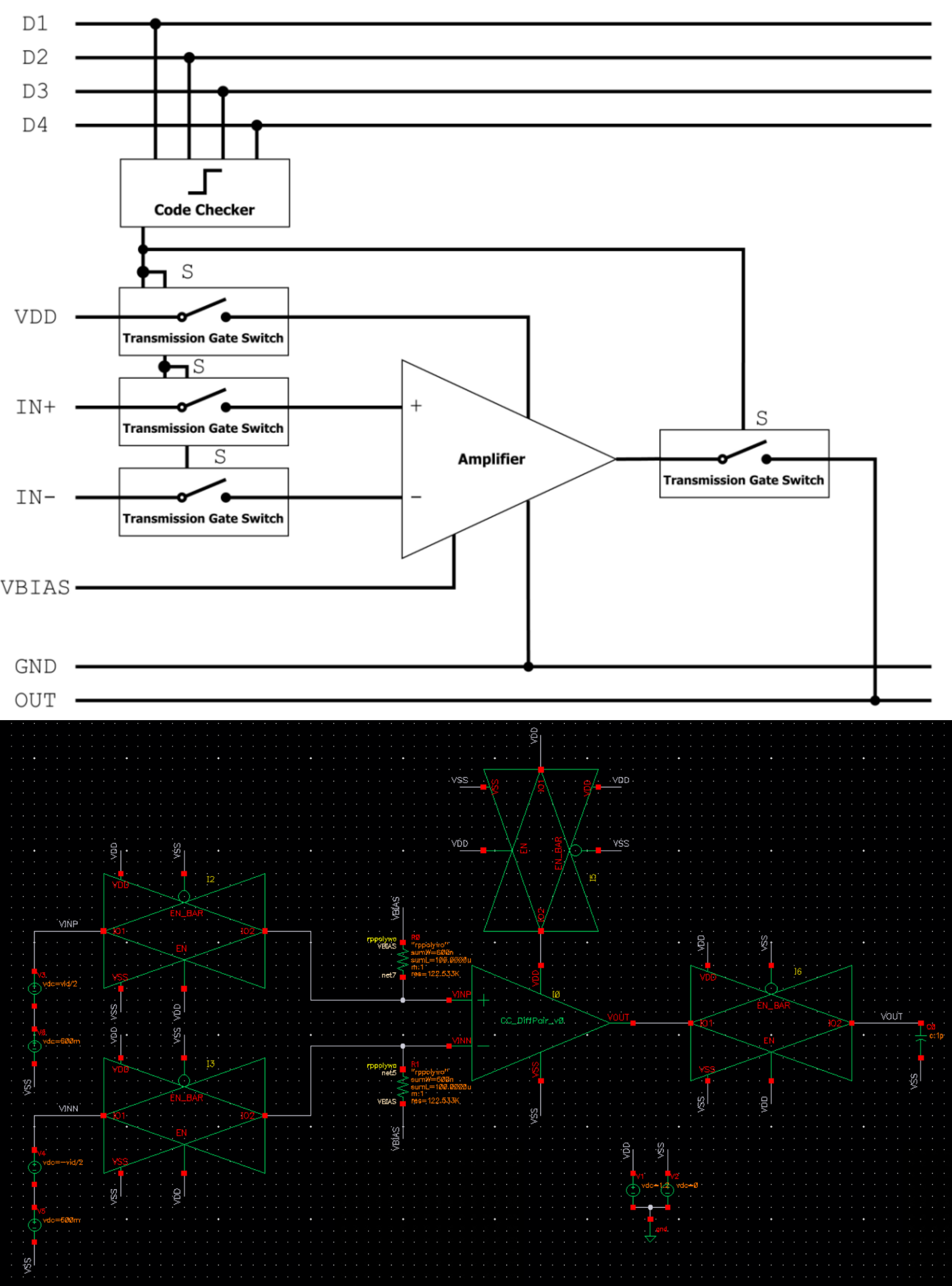 Differential Amplifier (TSMC 65nm) image 1
