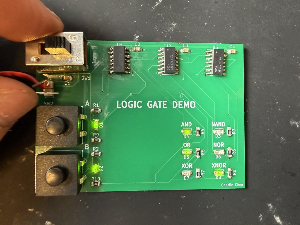 NAND-Gate Logic Demo PCB image 3