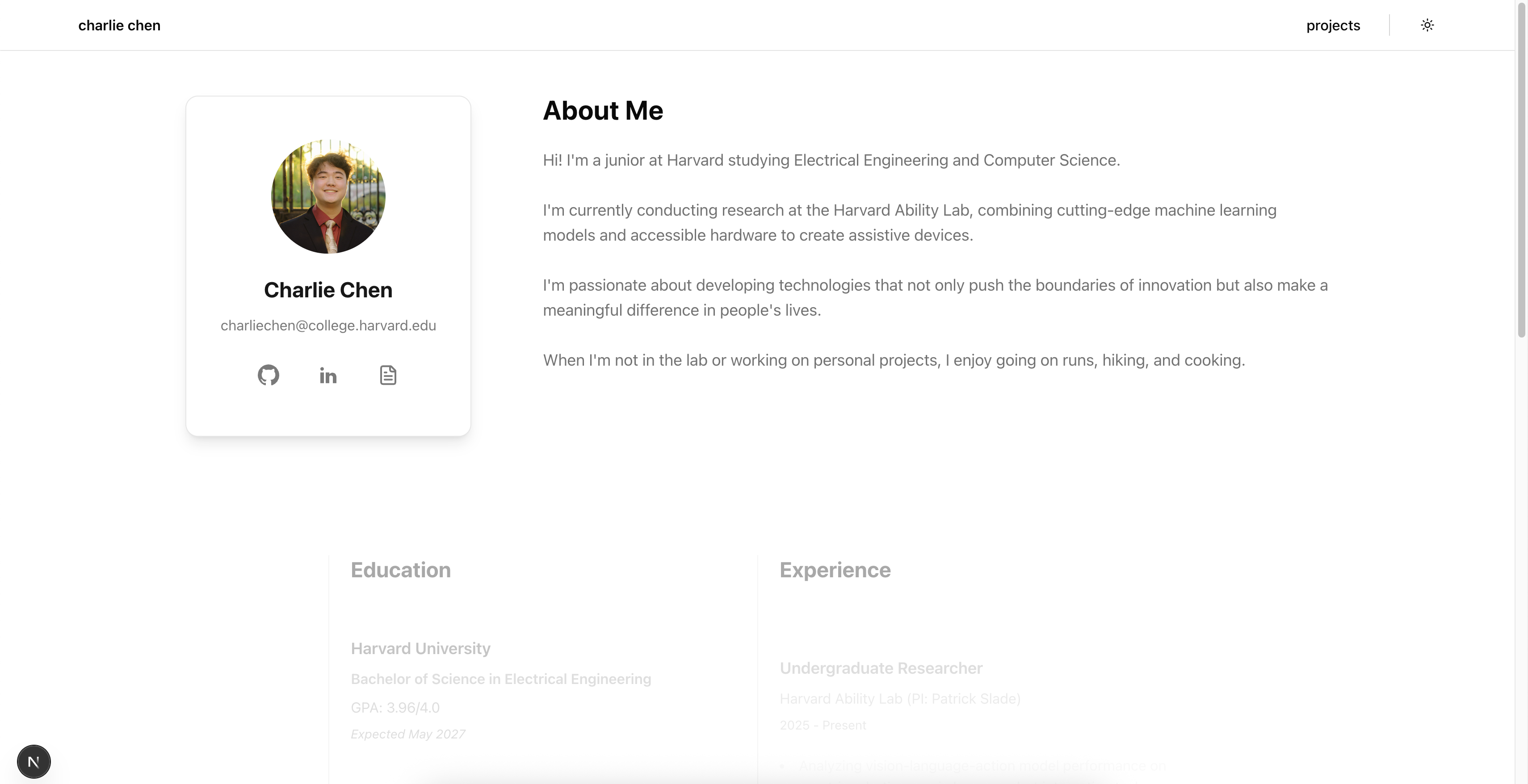 Personal Website